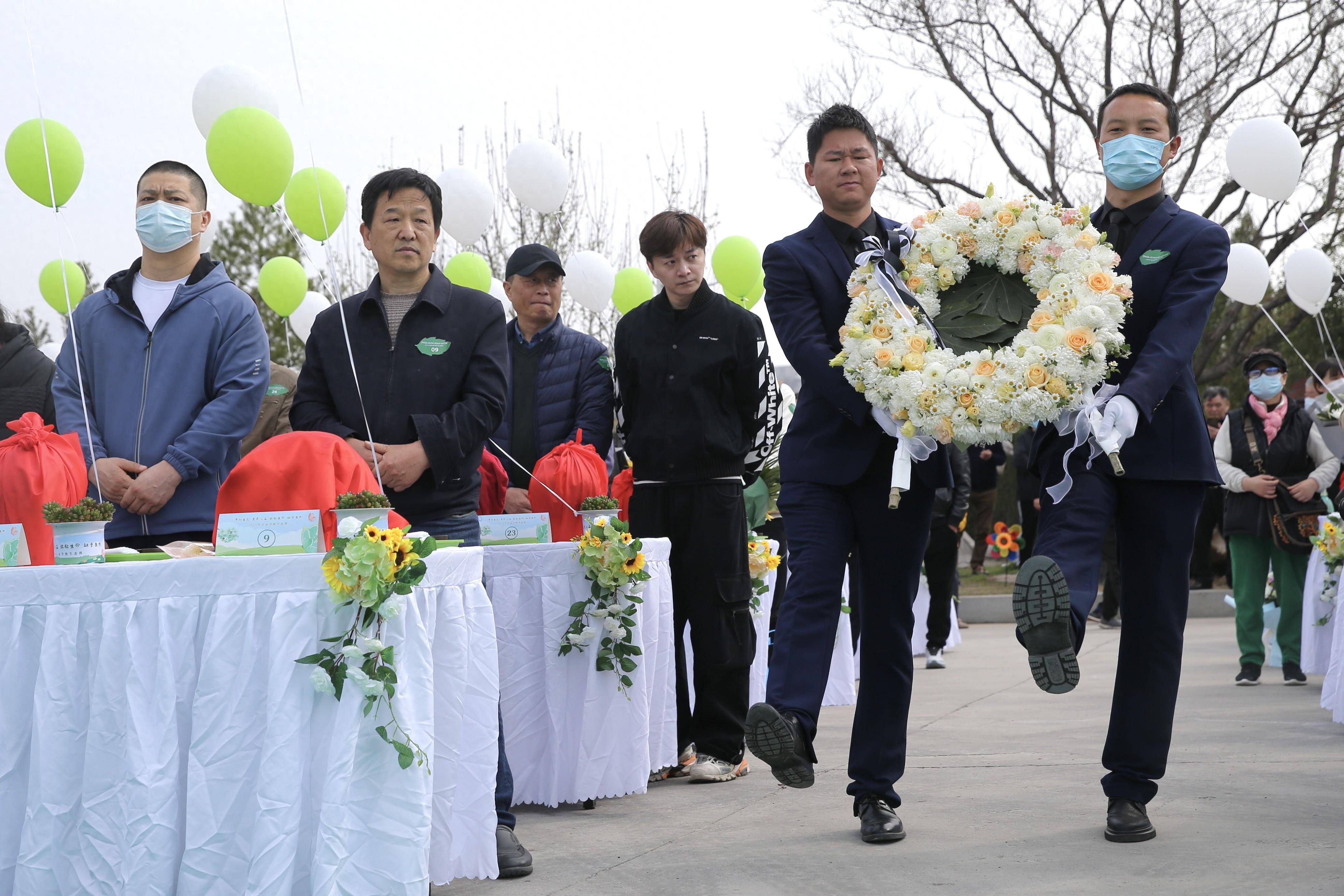 绿色生态葬 节地树新风