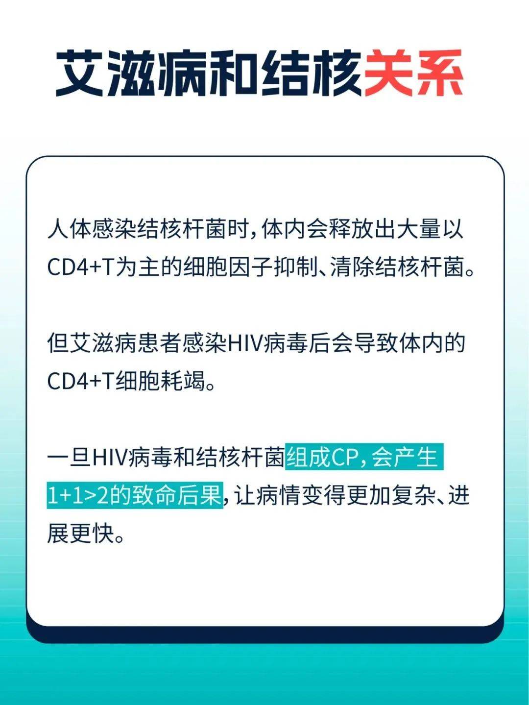 健康昭通艾滋病与结核相爱相生的致命cp