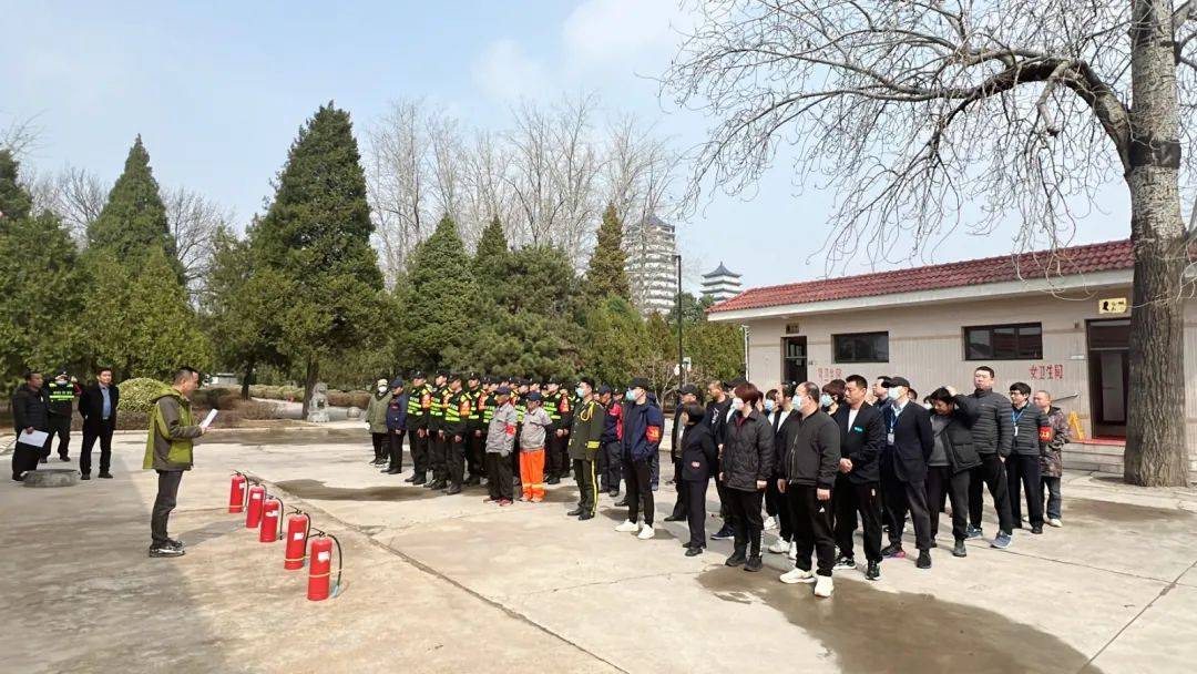 顺义区殡仪馆潮白陵园组织消防演练活动