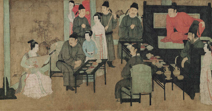 艺术开卷从闺阁庭院到郊野古画中的女性生活空间