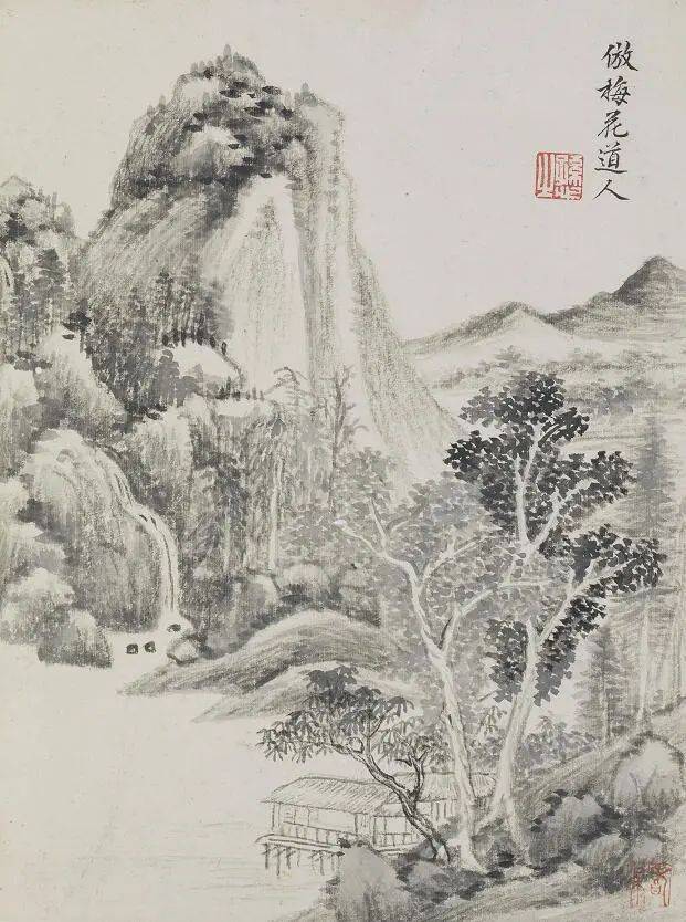 虞山画派山水画名称图片