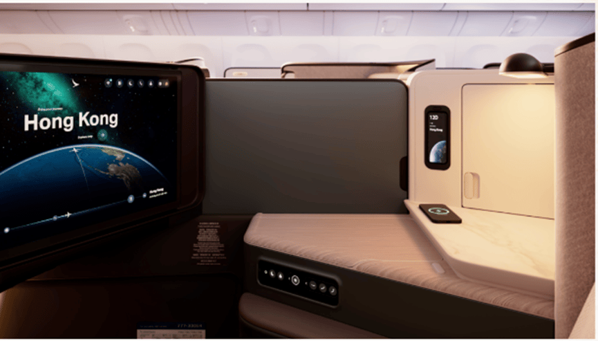 南航4月国际及地区新增航班计划国泰航空全新升级波音777300er客舱