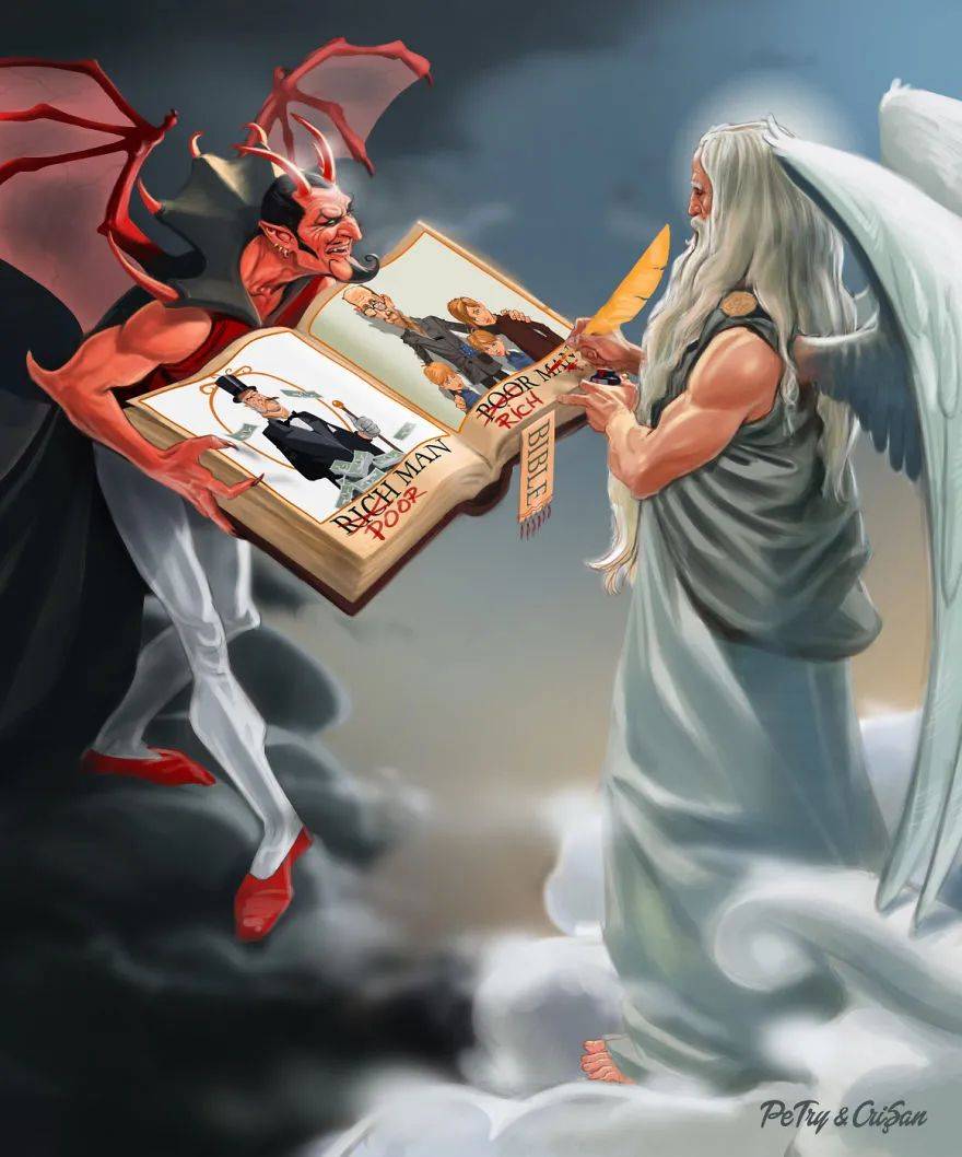 14幅讽刺漫画,窥探荒诞世界的真实面貌!