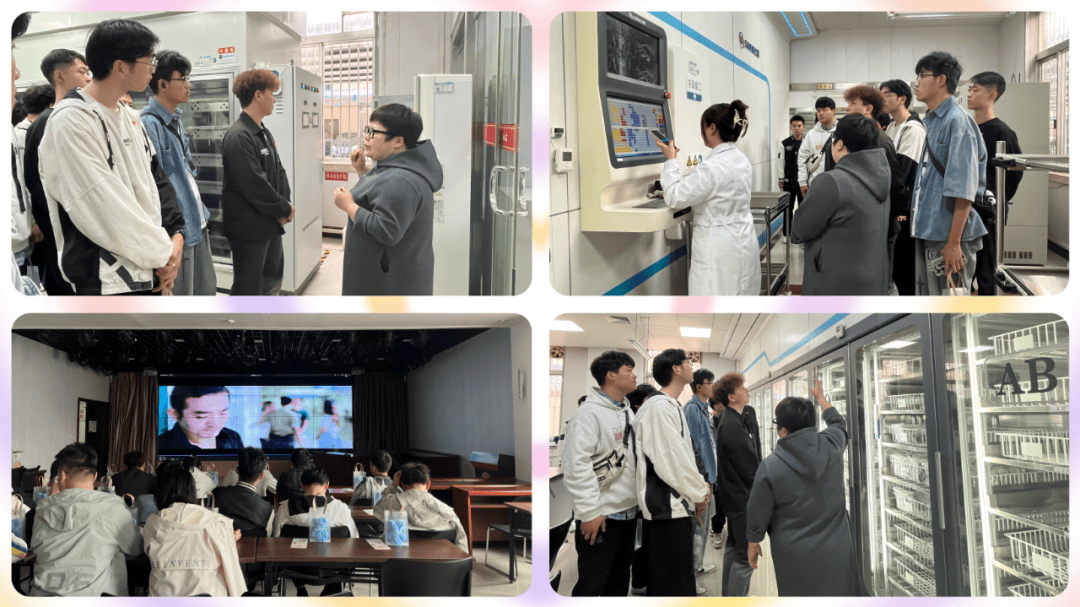 陕西邮电职业技术学院大学生参观血站并挽袖献血