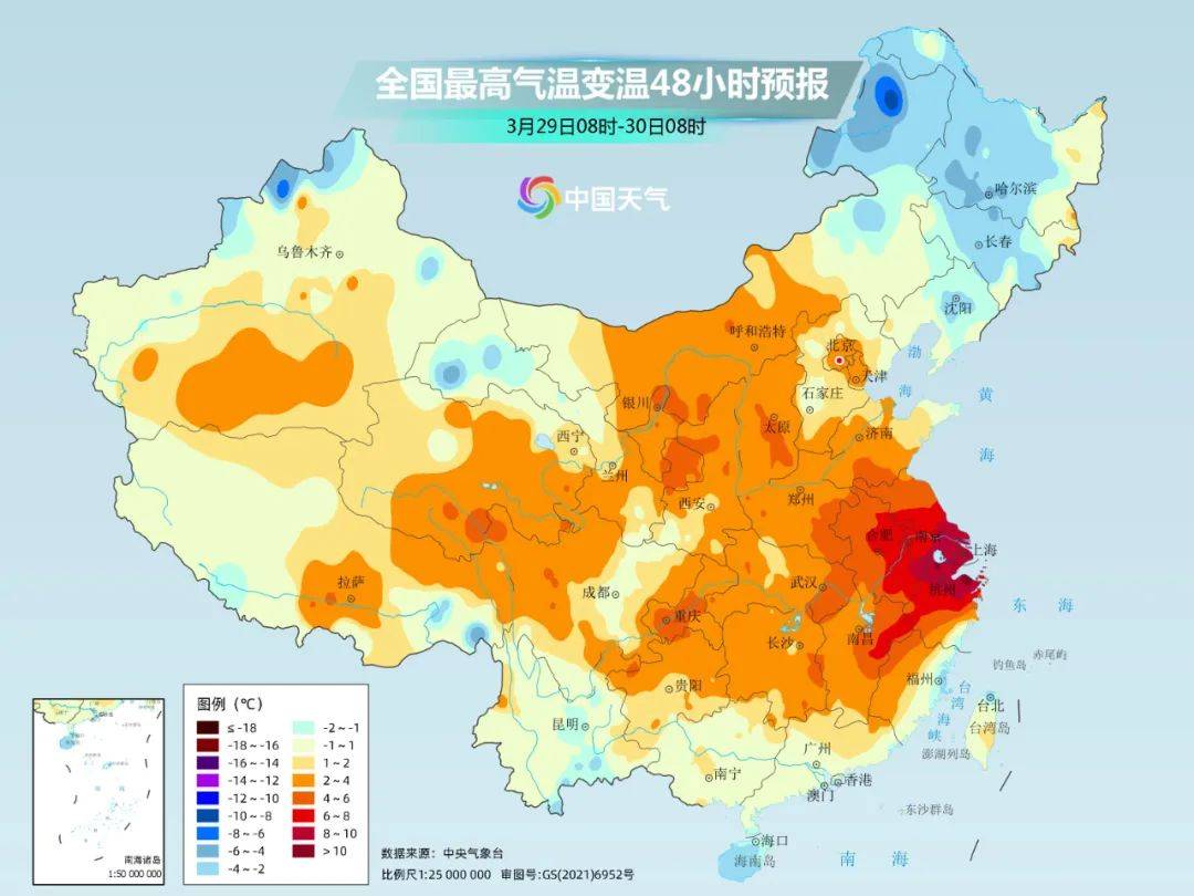 感来了今天开始都将进入大回暖通道全国大部地区中国天气网最新预报