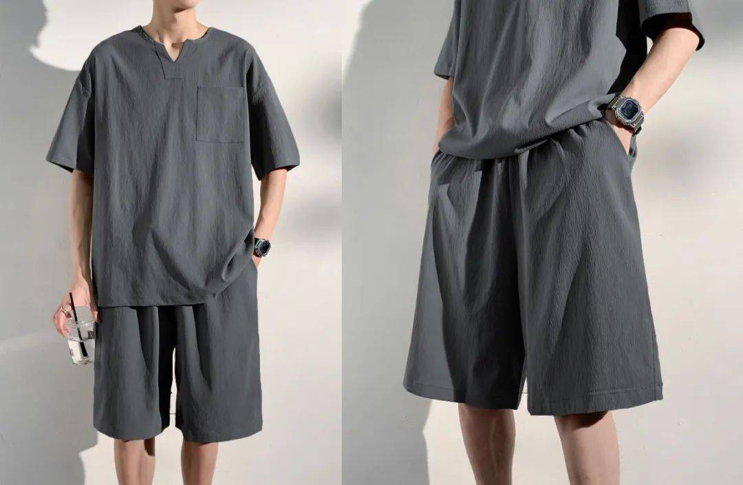 男士请进89元入冰丝两件套休闲大气舒爽透气