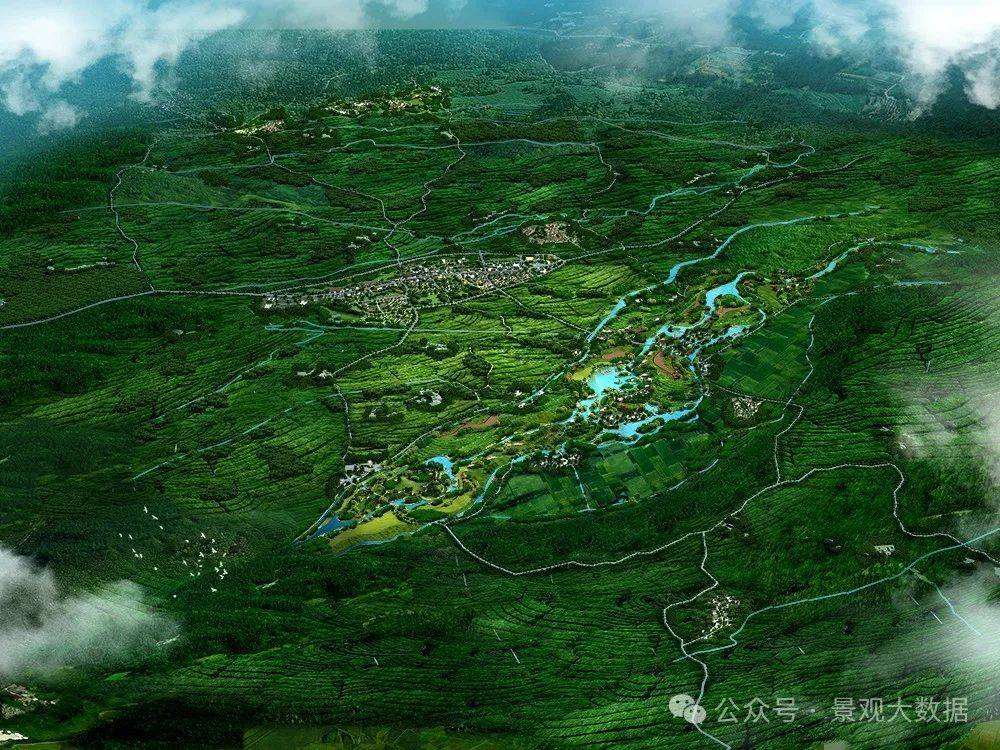 美丽乡村农田彩平这样做惊艳全场psd素材合集