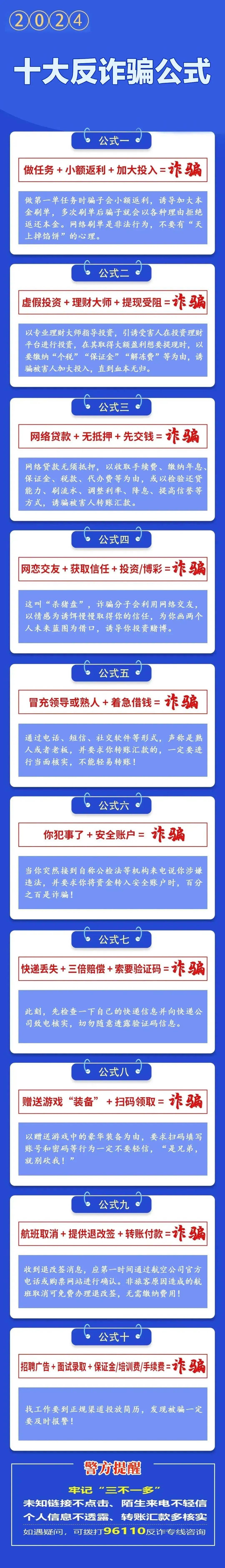 最后在此提醒大家陌生电话要警惕,身份信息不露底诈骗手段万万千,捂紧