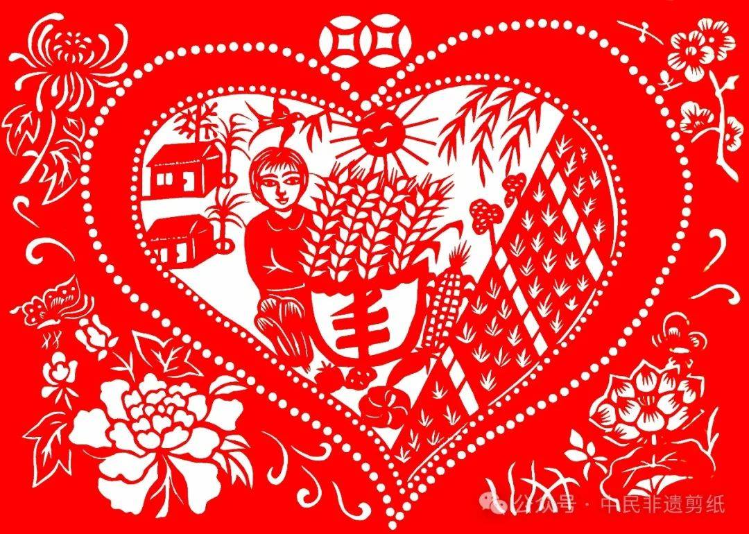 非遗剪纸助力三农扎实推进乡村全面振兴线上展