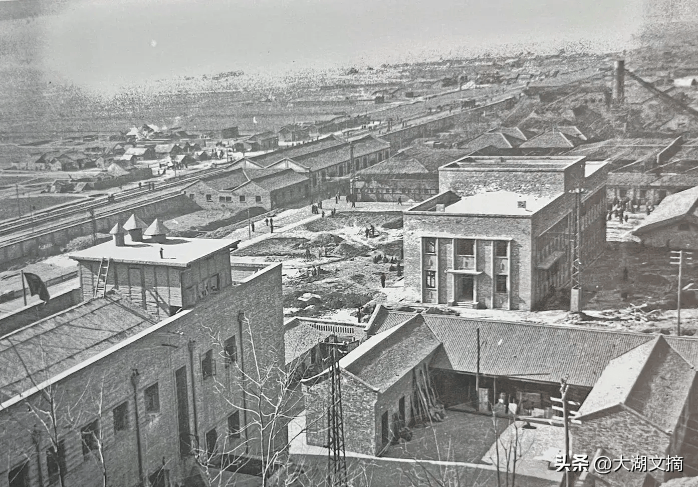 老照片:1942年10月7日,申新纱厂于宝鸡(480)