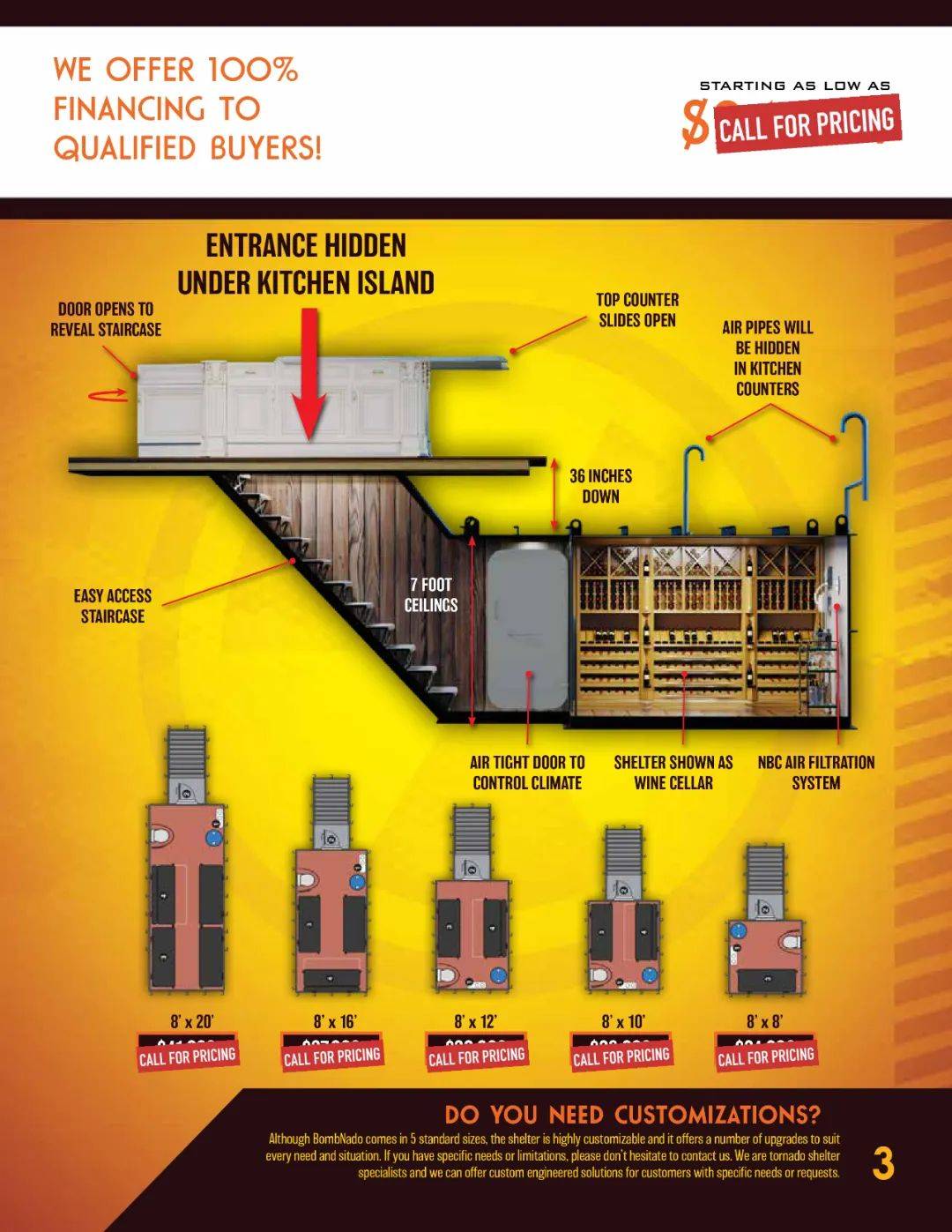 最近他们正忙着帮一个大客户设计价值$750万的超级 "末日地堡" !