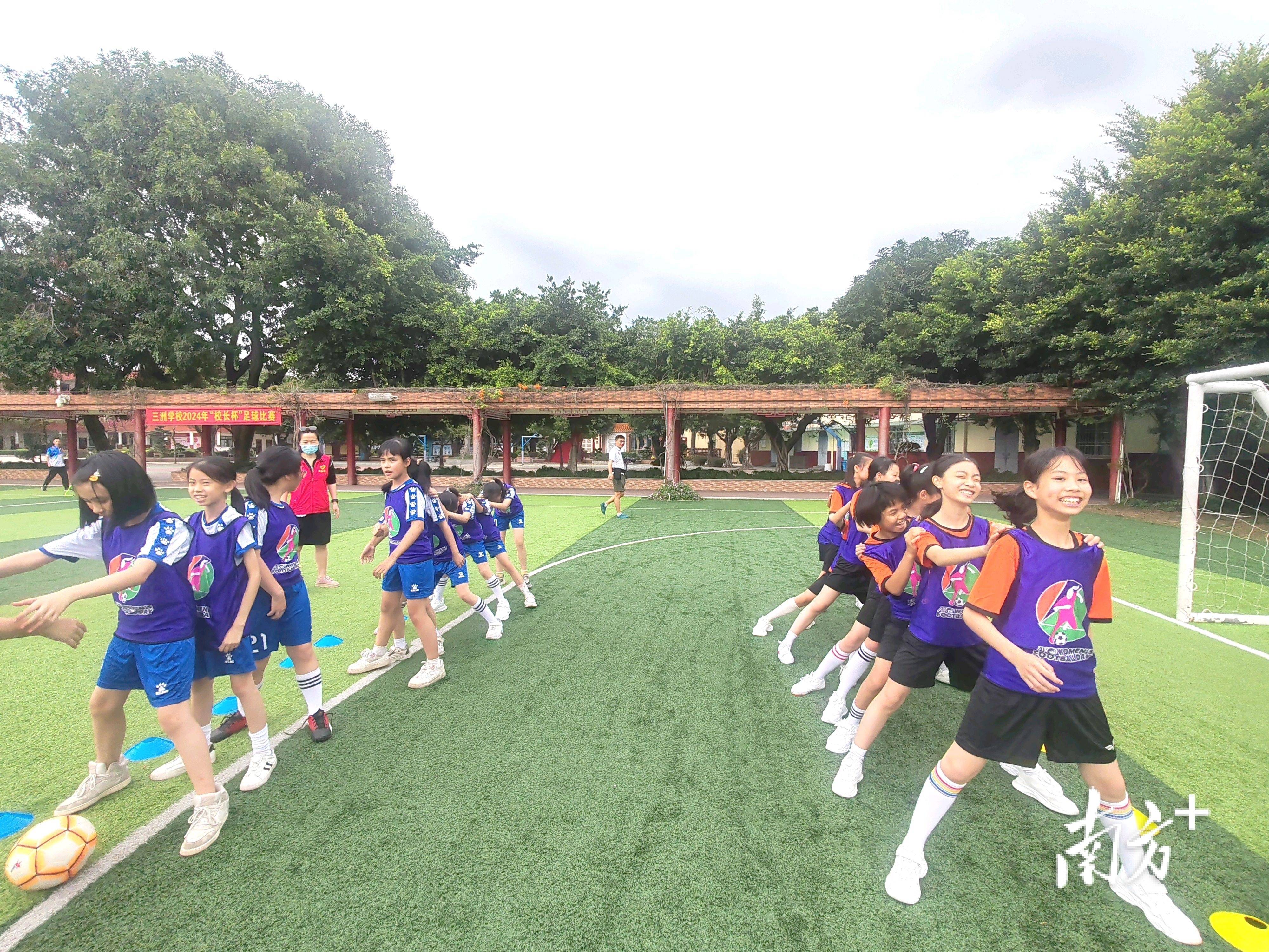 脚尖传递梦想亚足联女足日女孩足球节顺德伦教开波