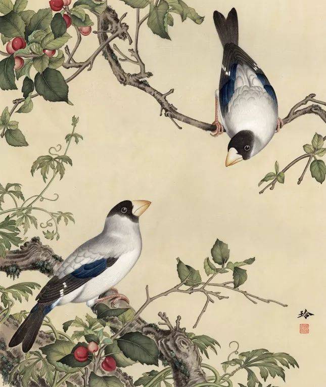 跟着郑玲玲学工笔樱桃内含图文步骤详解