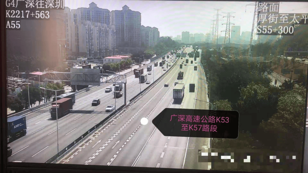 (2)广龙高速公路(s6)东莞段一期西行(往广州方向)k10至k12路段(3)广龙