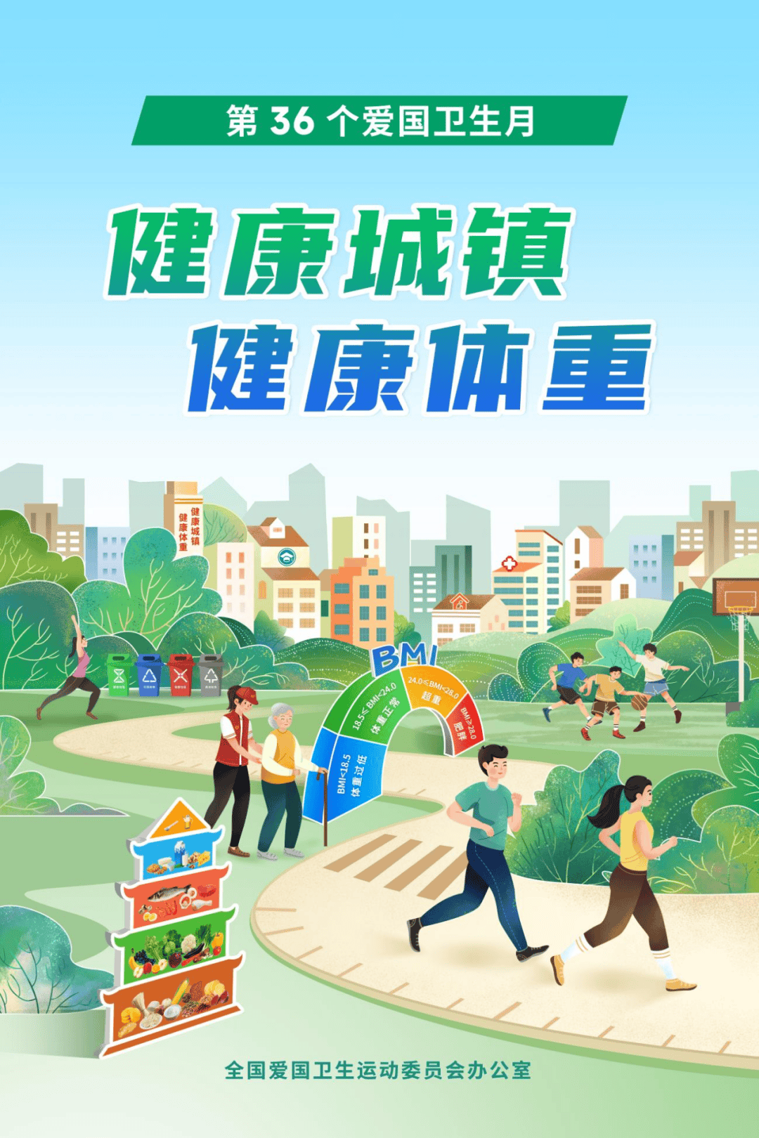 健康科普第36个爱国卫生月活动倡议书