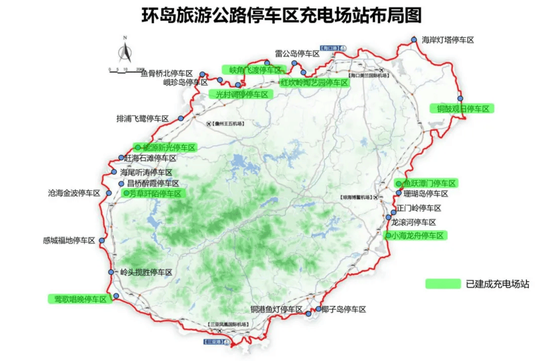 环岛旅游公路规划图图片