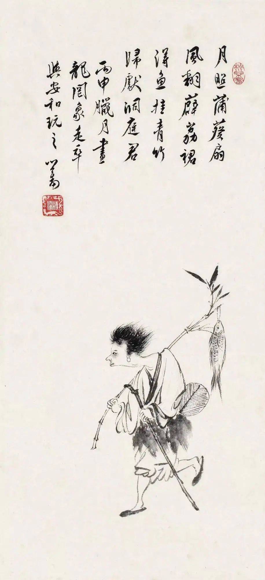 溥心畲画妖怪,好可爱_西游记_溥儒_人物