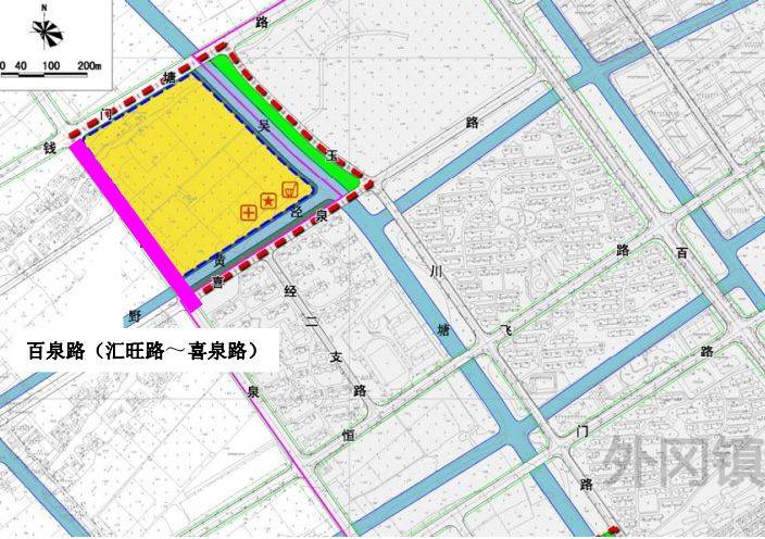 嘉定这2条新建道路已开工_百泉_建设_外冈镇