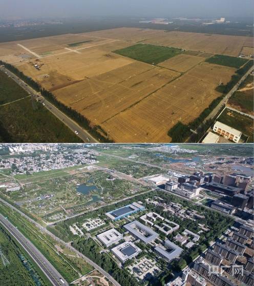【雄安新区7周年】10组对比图 看雄安新区拔节生长