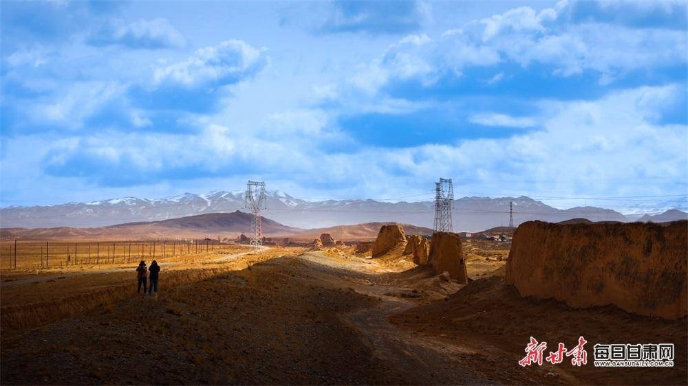 "露天长城博物馆"山丹峡口古城掠影_甘肃_媒体_摄影