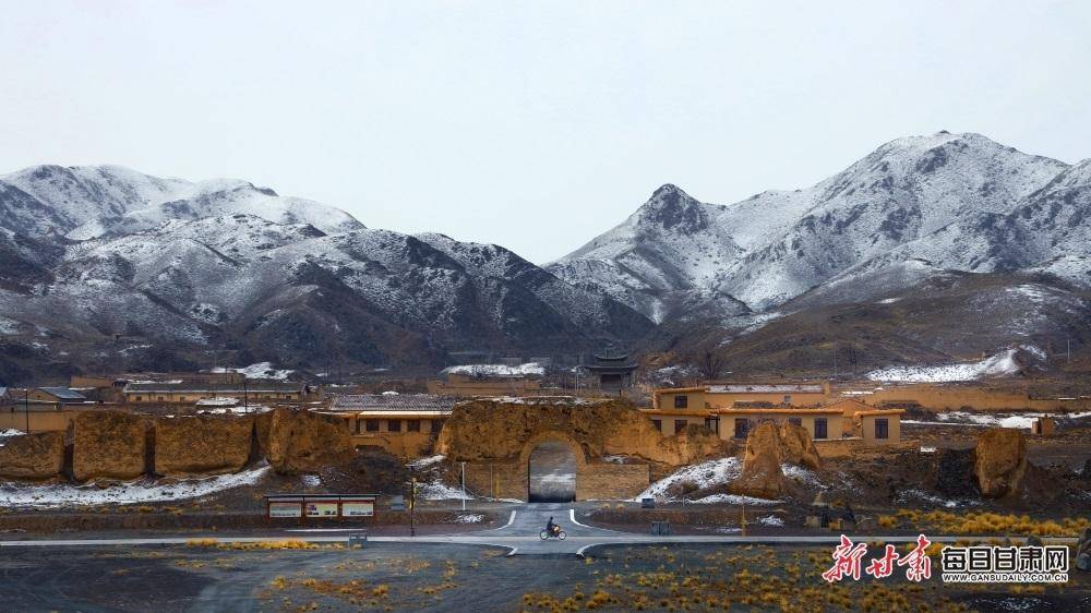 露天长城博物馆山丹峡口古城掠影