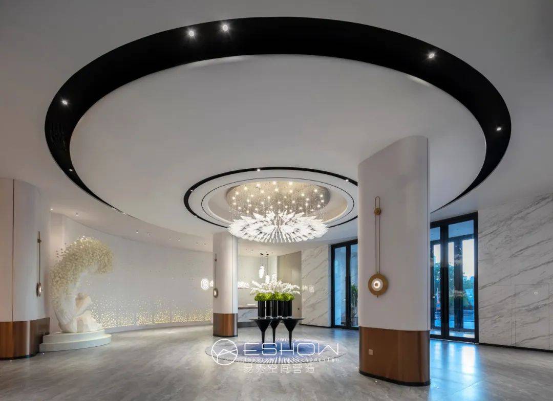 易秀空间设计万余平米诺尔森婚礼艺术中心公区解读