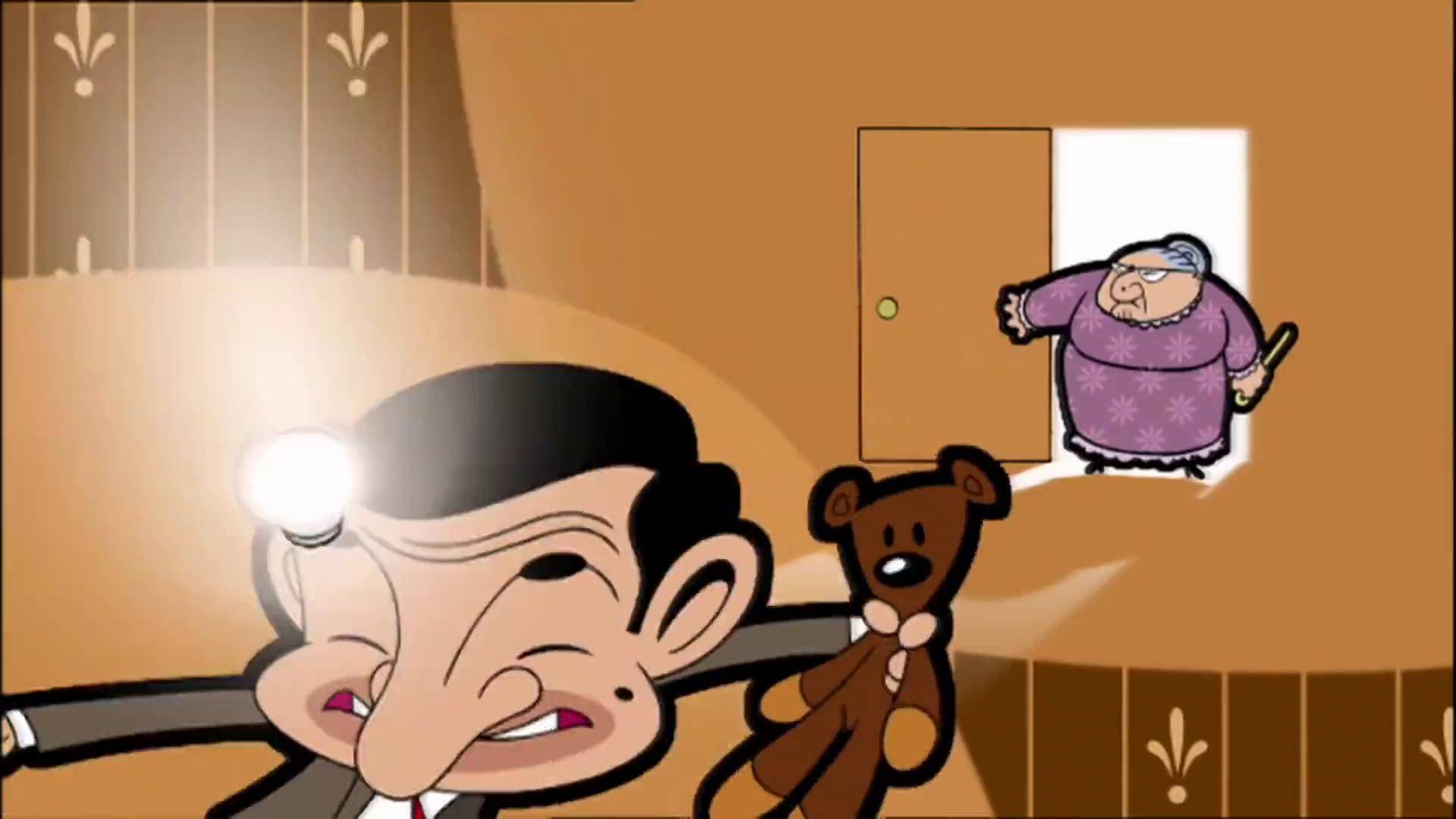 童年动画憨豆先生第十二集鼹鼠大作战童年经典动画片