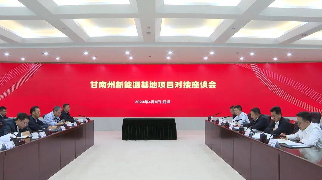 杨武一行赴湖北三峡集团对接甘南州新能源基地项目并_