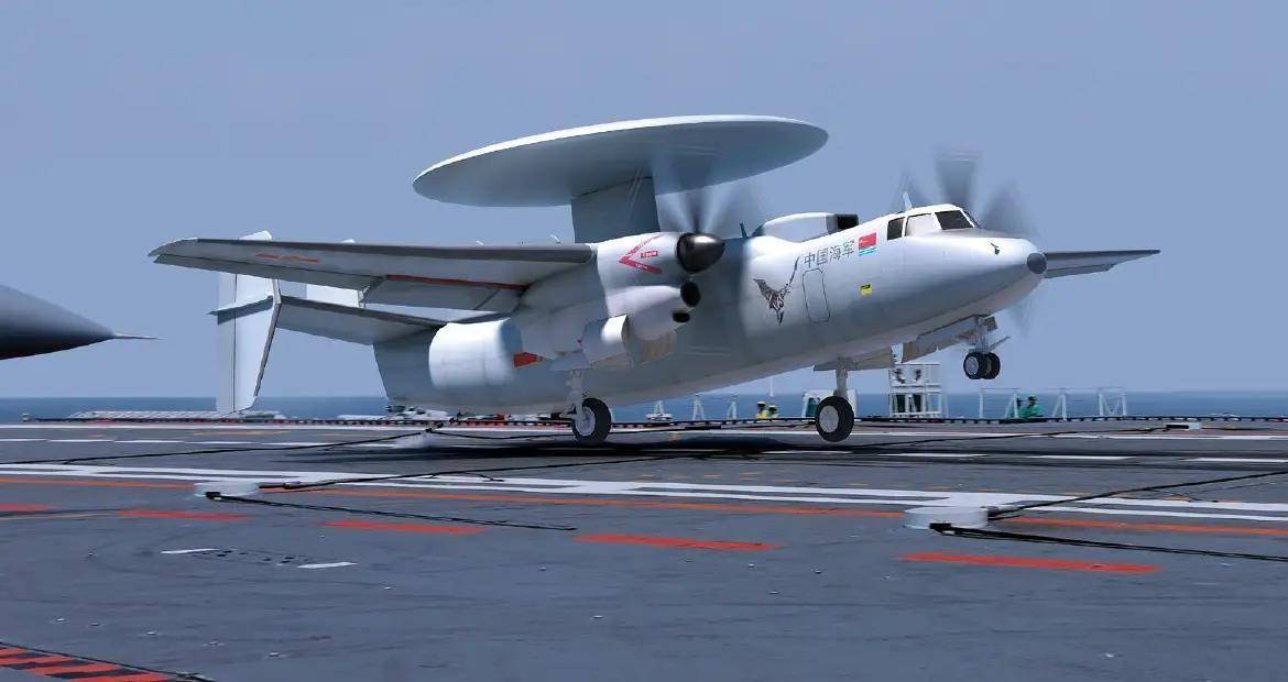 解放军3款新舰载机上舰在即,台少将称赞空警600:比美机还强_预警机