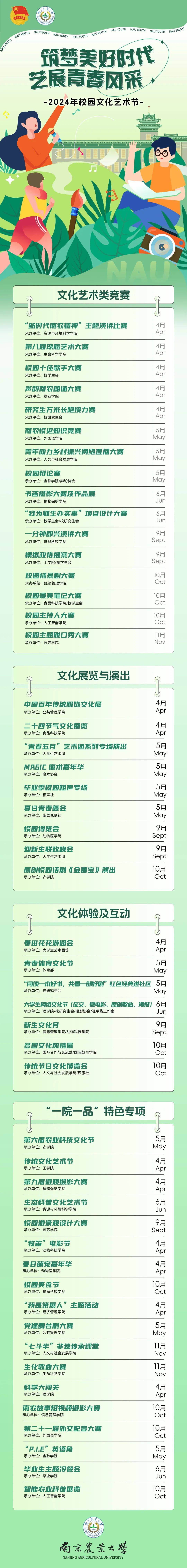 又幸福了njauer2024校园文化艺术节款款不一样等你来pick