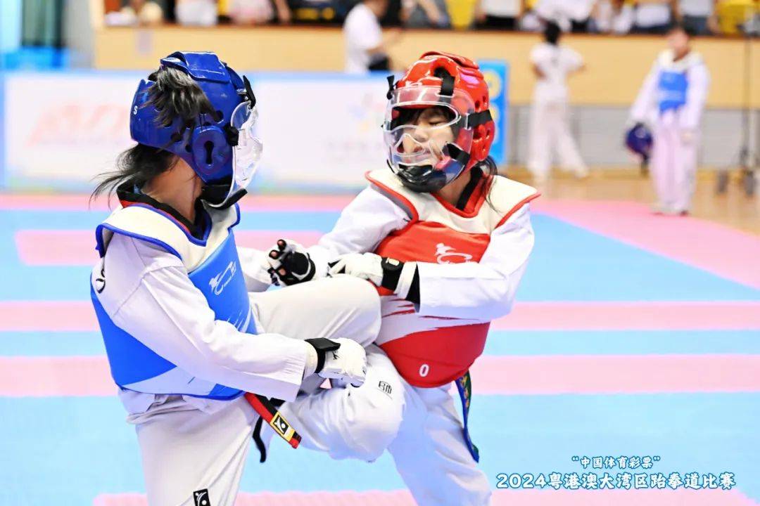 近千名运动员同台竞技2024粤港澳大湾区跆拳道比赛举行