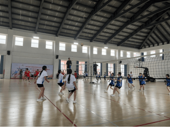 2024年河东区中小学生体育联赛排球比赛在临沂桃园中学举行