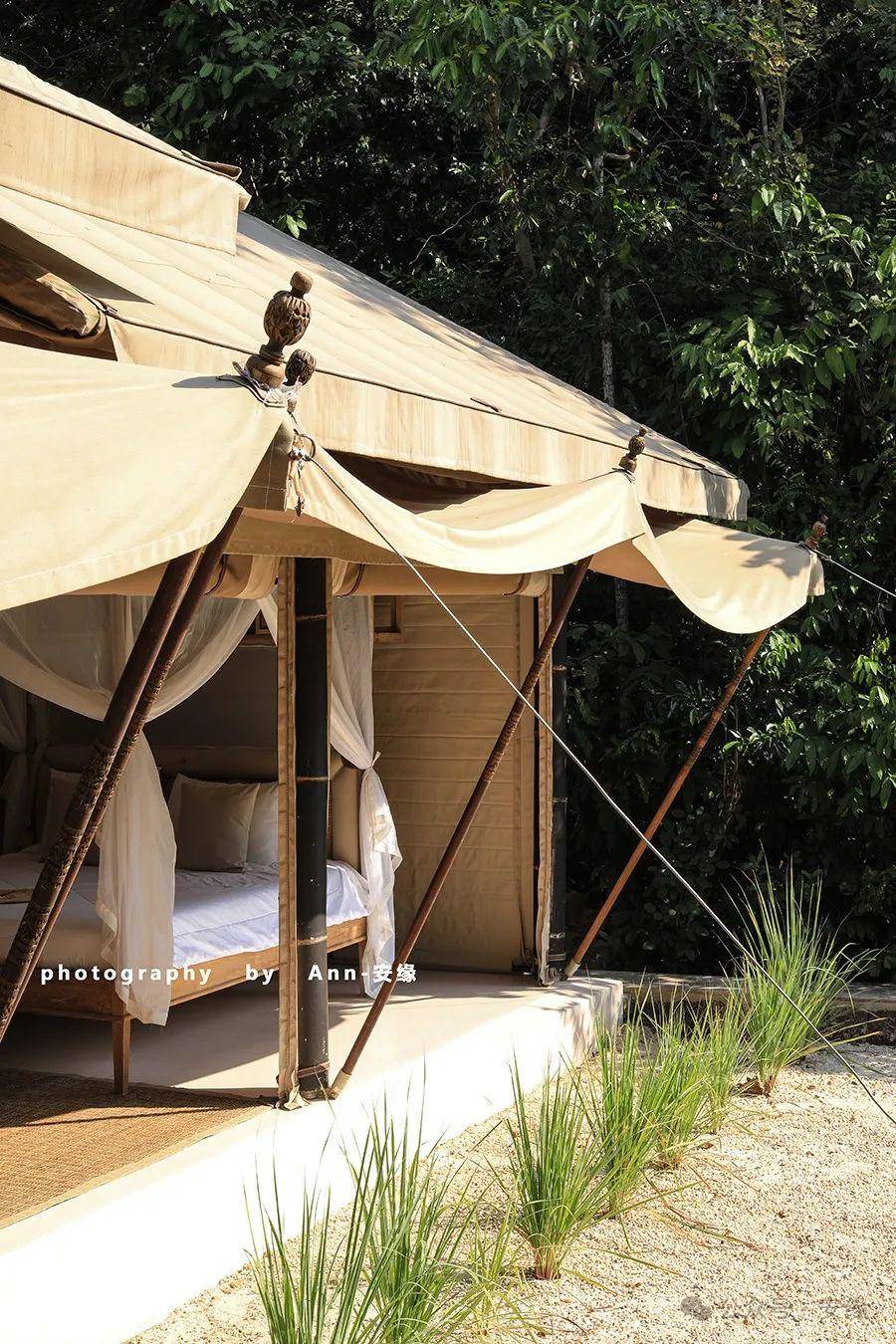 吴哥窟惊现野奢帐篷的顶级豪宅私人帐篷泳池9米长