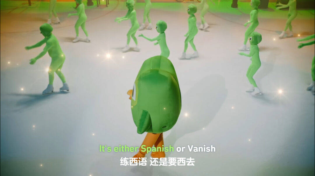 数字营销多邻国图标老了网友没眼看
