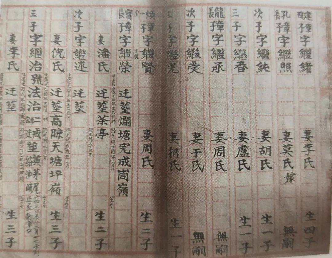 山西大槐树苏氏家谱图片