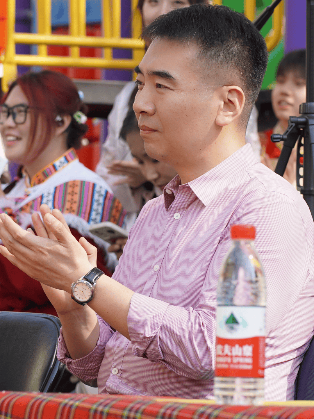 4月12日活动当天,红桥区委统战部领导李菁以及河北工业大学电子信息