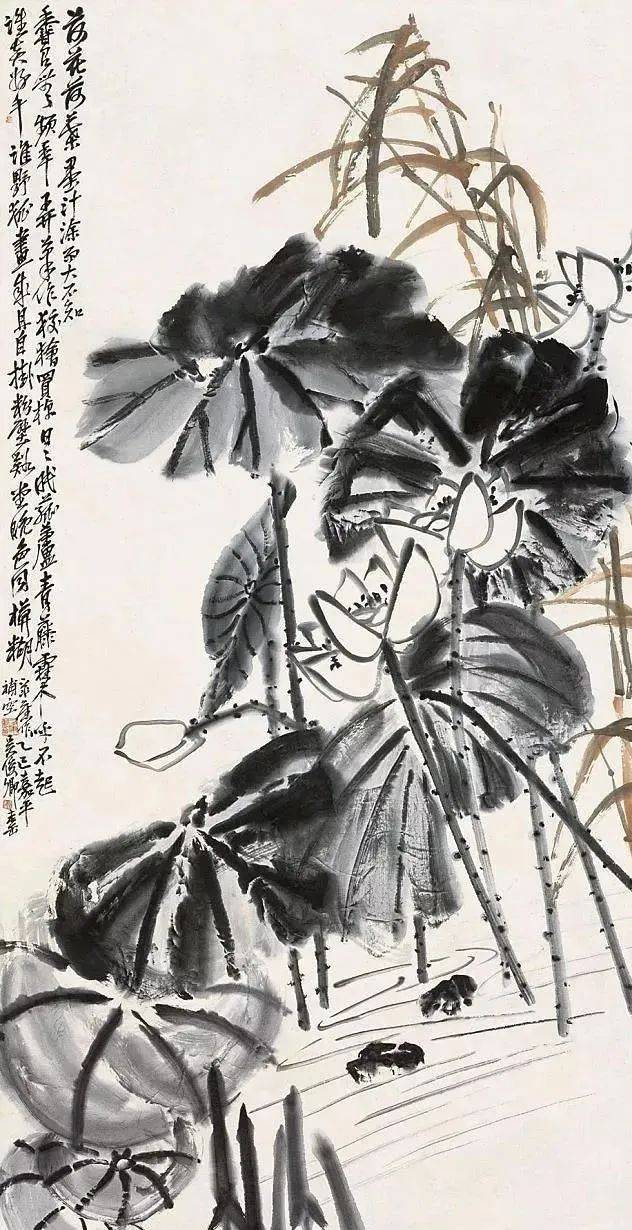 吴昌硕画荷花作品大全图片