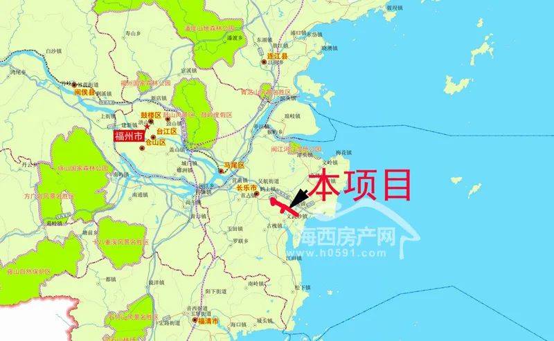 根据约定,该地块将用于建设福州滨海新城高速公路一期工程(一期).
