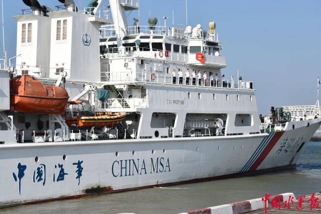 海南海事局"海巡03"轮开赴西沙执行"五一"节巡航值守任务