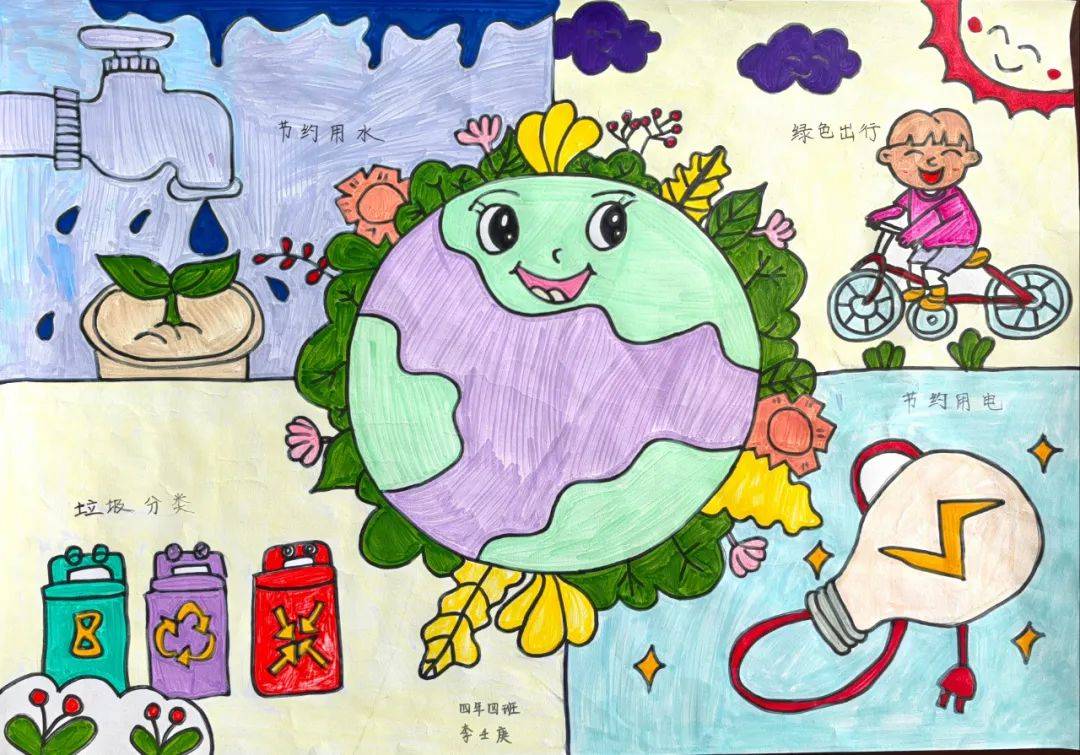 助力环保——敖汉旗优秀主题绘画作品展示(二)