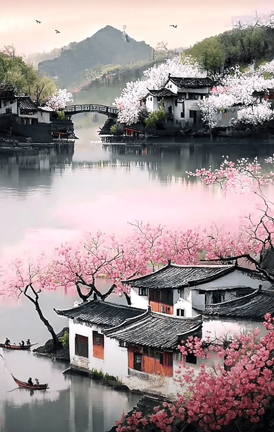 春景图片 风景竖屏图片