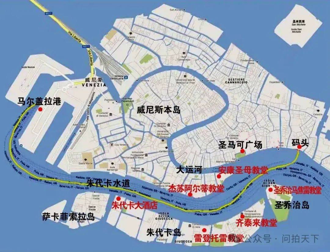 威尼斯朱代卡水道揽胜
