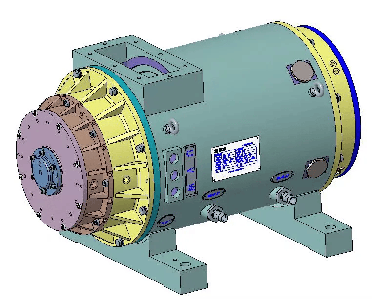 磁悬浮鼓风机驱动用高速直驱电机研制成功!