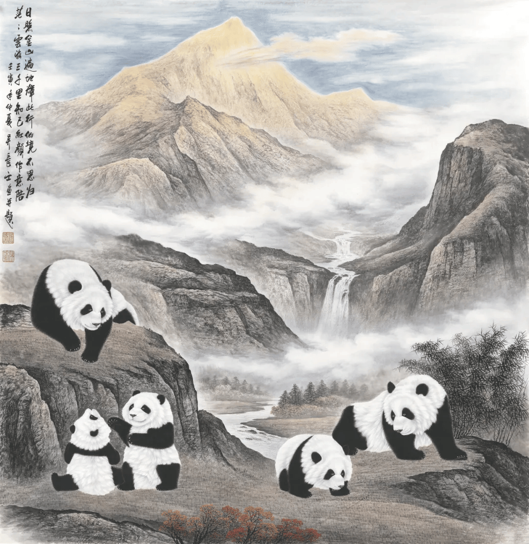 吴长江笔下的大美中国熊猫山水作品将在香港亚洲国际博览馆隆重开展