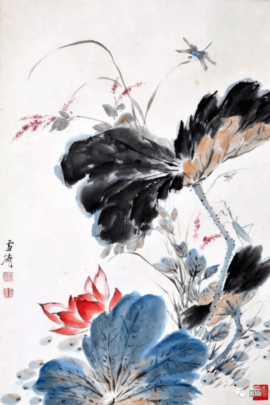 王雪涛绝美荷花,真的是一种享受!