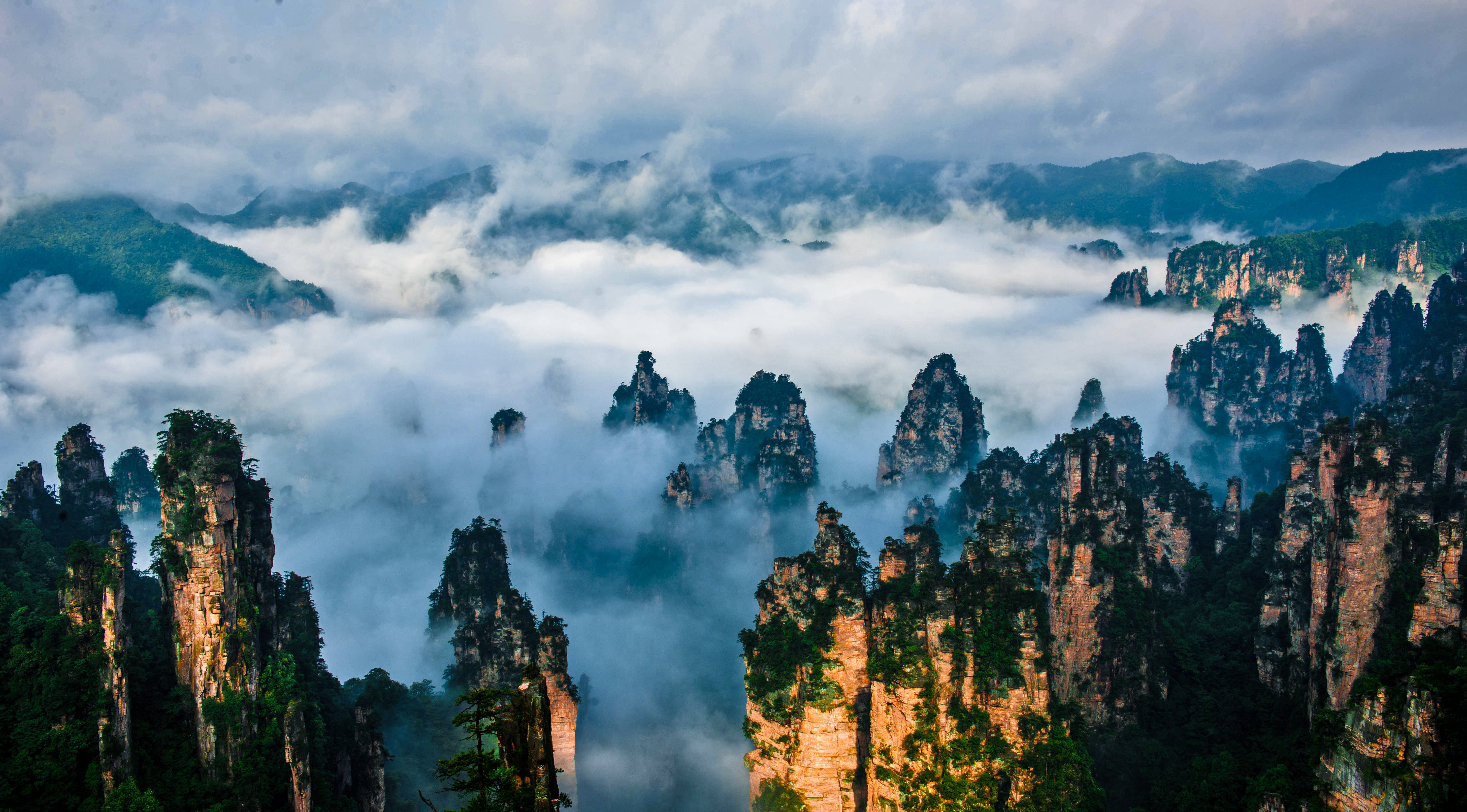 张家界景色的图片欣赏图片