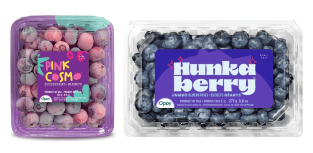 Oppy Label Raspberry Oppy drops two new blueberry varieties:Pink Cosmo and Hunkaberry_the ...