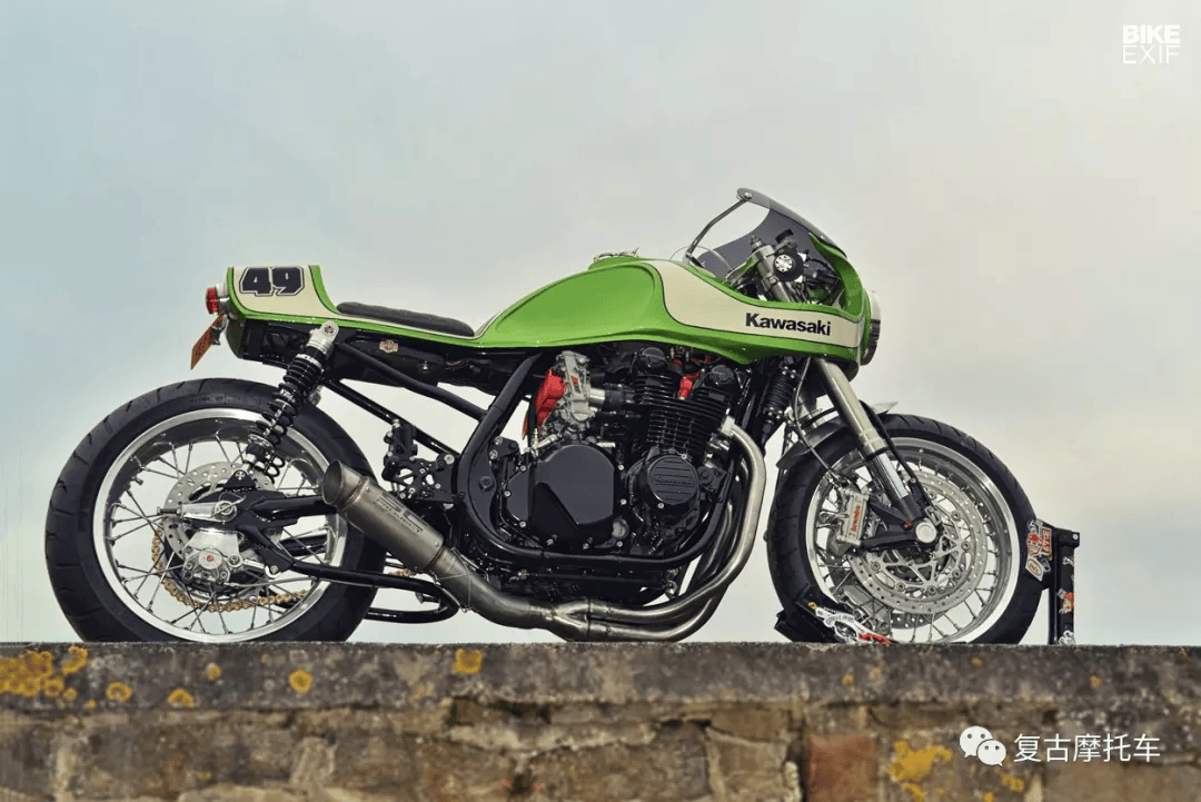 又来难题了:川崎西风750咖啡改装 | 每日一车