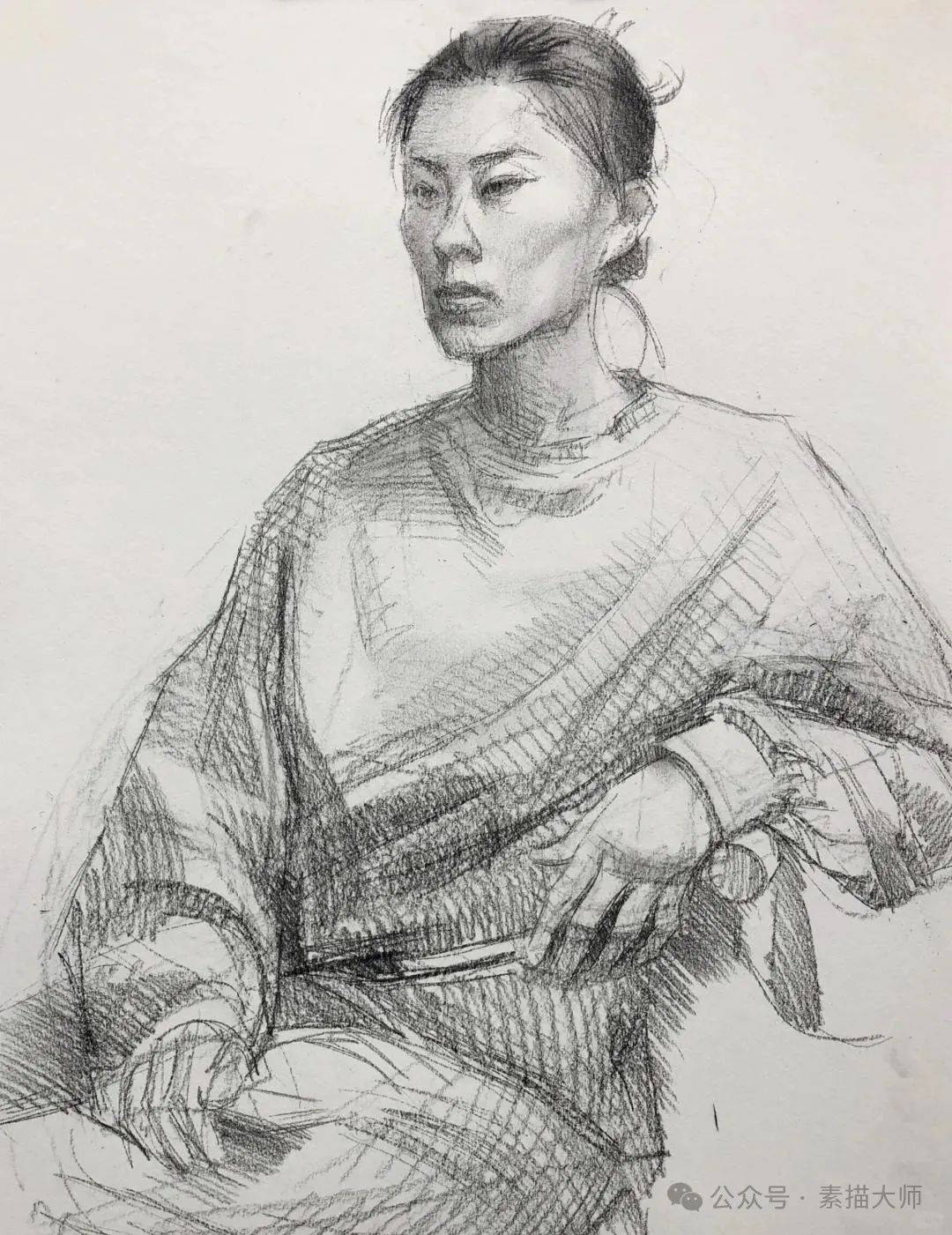 2018年央美造型状元 | 人物素描