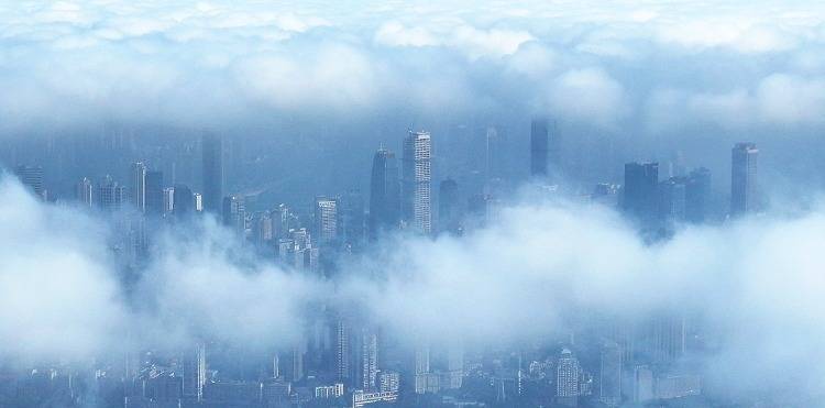 图片新闻|主城再现云雾美景